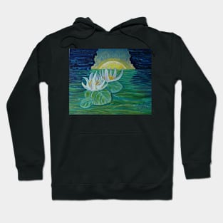 Oil Painting  - Water Lilies. 2012 Hoodie